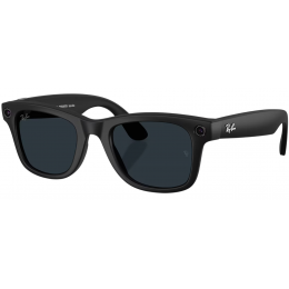 Умные очки Ray-Ban Meta* Wayfarer Gen 2 Matte Black, Фотохромные линзы Clear to Grey Transitions (RW4012), размер L